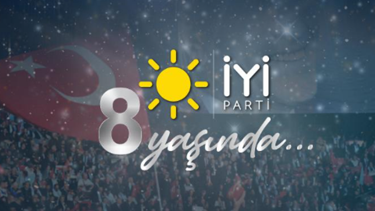 İYİ Parti Alanya Teşkilatı'ndan 8. Yıl Mesajı