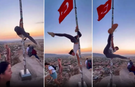 Türk Bayrağında Direk Dansı İnfial Yarattı! ValiliK Harekete Geçti
