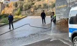 Bursa Gemlik'te yola beton döken firmaya ceza