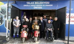 Kayseri Talas'ta engellilerin yüzünü güldüren tesis