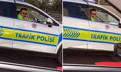 Trafik Polisi Damadı Ekip Otosundan Yaptığı Anons İle Son Kez Uyardı!