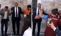 Maç Öncesi Tff Başkanı Hacıosmanoğlu'nun Horon Teptiği Anlar