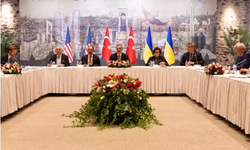 Türkiye-Abd-Ukrayna Heyetleri Arasındaki Görüşme Başladı