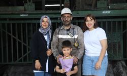 Madenciler Babalar Günü’nde Eşleri Ve Çocuklarının Sürpriziyle Duygulandı