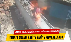 Ağzında Sigara İle Açtığı Tanker Kapağı Bomba Gibi Patladı