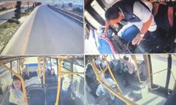 Halk Otobüsü Şoförü Kalp Krizi Geçirdi: Yoldan Çıkan Arabayı Bir Yolcu Durdurdu