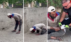 Polisten Kaçan Suriye Uyruklu Şahıs, Yakalanınca Namaz Kılmaya Başladı