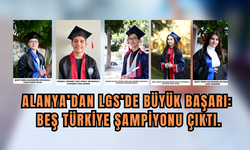 Alanya’dan Lgs’de Büyük Başarı: Beş Türkiye Şampiyonu Çıktı