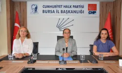 CHP Bursa İl Kadın Kolları'ndan kadın cinayetlerine tepki