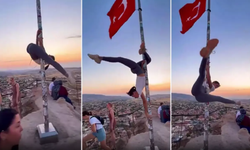 Türk Bayrağında Direk Dansı İnfial Yarattı! ValiliK Harekete Geçti