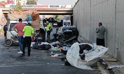 Gaziantep’te Karşı Şeride Geçen Araç Tehlike Saçtı