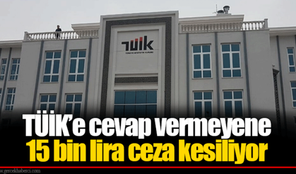TÜİK Anketine Yanıt Vermeyene 15 Bin TL Ceza Şoku