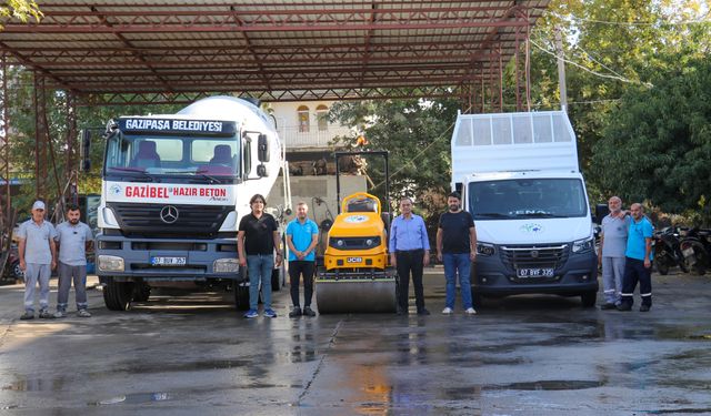 Gazipaşa Belediyesi'nin Araç Filosu Büyümeye Devam Ediyor