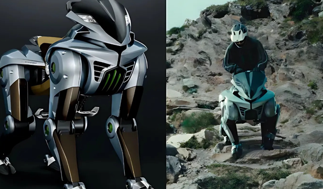 Japon Teknoloji Devi Kawasaki'den İnsan Taşıyabilen Robot Köpek