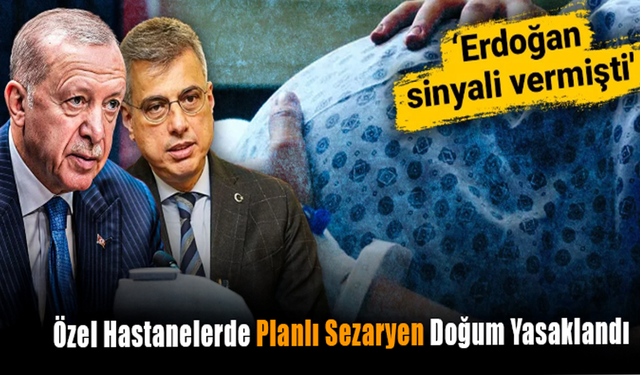 Özel Hastanelerde Planlı Sezaryen Doğuma Yasak Getirildi