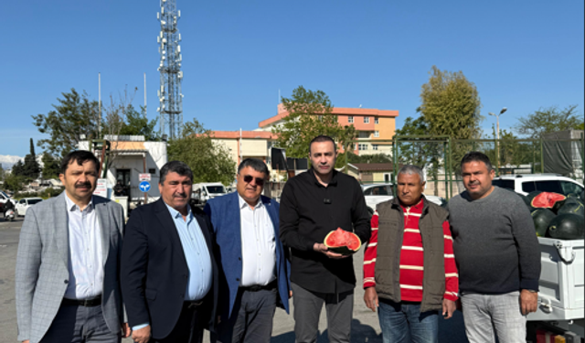 CHP Antalya Milletvekili Aykut Kaya Antalya Hali’nde Üreticilerle Buluştu: “İran Karpuzu İthalatı Yasaklansın”