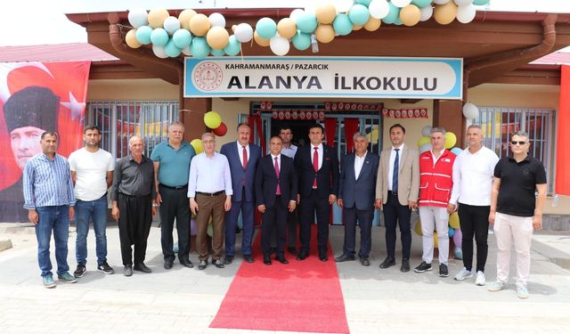Alanya’nın Gönül Köprüsü Pazarcık’ta Eğitimle Buluştu