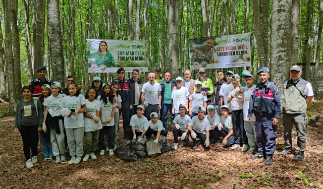 Gölcüklü miniklerden 'ormanlar benim' bilinci