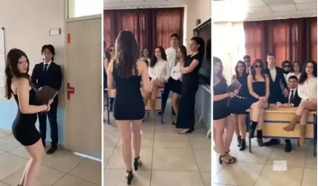 İzmir'de Lise Öğrencilerinin Çektiği Video İzleyenleri İkiye Böldü