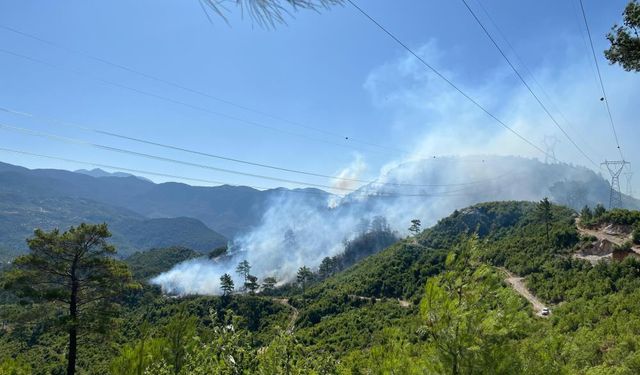 Antalya'daki 2 Orman Yangınından 1'i Kontrol Altına Alındı