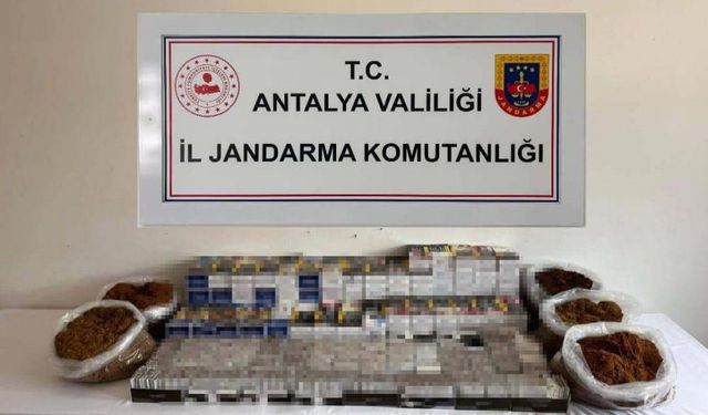 Alanya'da Kaçak Tütün Operasyonunda 40 Bin Makaron Ele Geçirildi