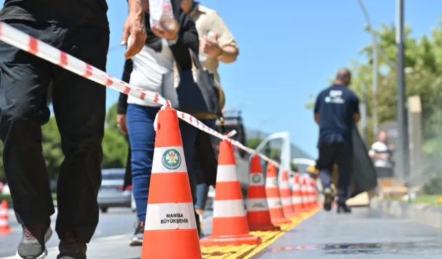 Manisa'da 'hissedilebilir zemin' uygulaması