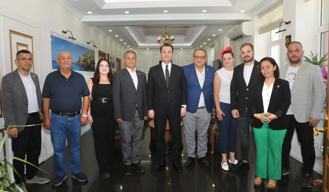 Kaymakam Öztürk’e Alanya Medyasından Hayırlı Olsun Ziyareti