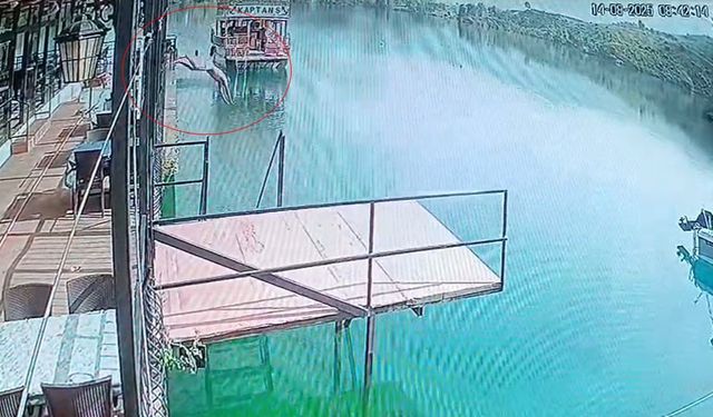 Manavgat’ta Göle Atlayan Adamın Ölmeden Önceki Son Anları Kamerada