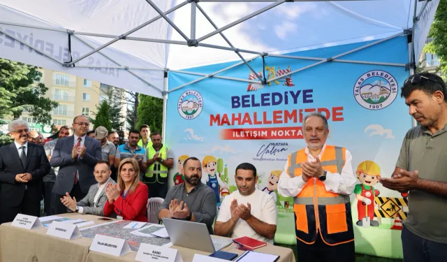 Kayseri Talas'ta 'Belediye Mahallemizde' projesi geri döndü