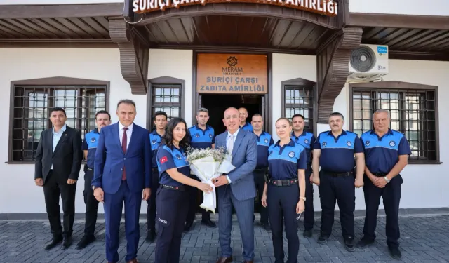 Konya Meram Zabıtası'na Başkan Kavuş'tan anlamlı ziyaret