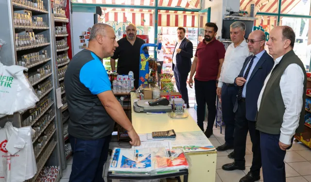 Konya Selçuklu'da esnaf ziyaretleri