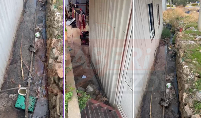 Alanya Payallar’da Fosseptik Krizi: Yola Akan Lağım Suları Mahalleli İsyan Ettirdi