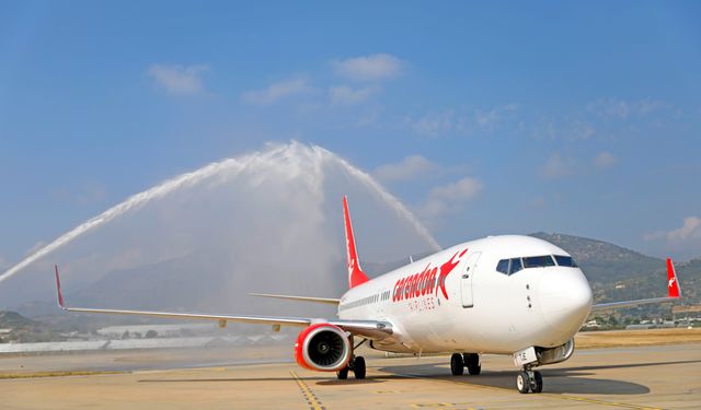 Corendon Firması Brüksel’den Gazipaşa-Alanya Havalimanı’na İlk Uçuşunu Gerçekleştirdi