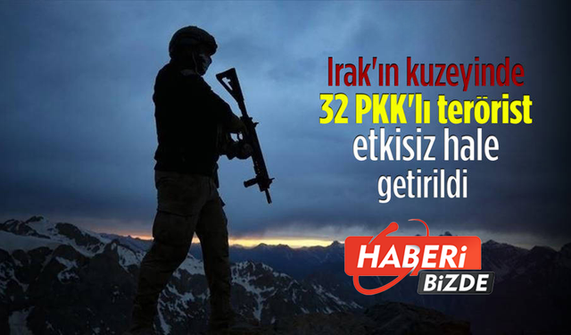 Mehmetçik Teröristlerin İnlerine Girmeye Devam Ediyor. 32 Terörist Daha Sarı Torbaya Girdi!