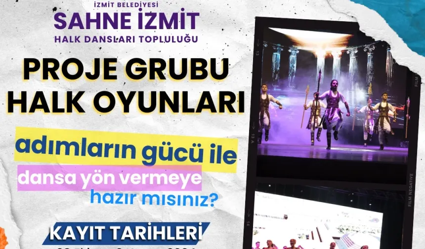 İzmit dans ediyor, sahne İzmit yeni dansçılarını bekliyor