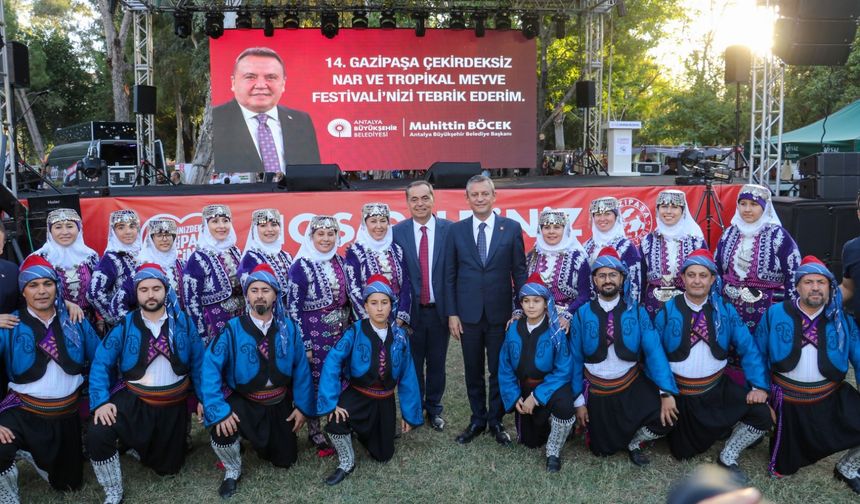 Gazipaşa'da  Çekirdeksiz Nar ve Tropikal Meyve Festivali Başladı