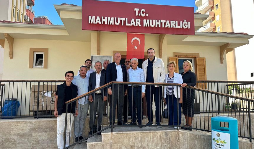 Milletvekili Aykut Kaya Mahmutlar'da Esnaf ve Vatandaşlarla Buluştu