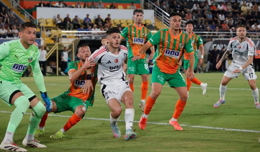 Alanyaspor Beşiktaş’tan Kritik Puanı Kaptı: 1-1