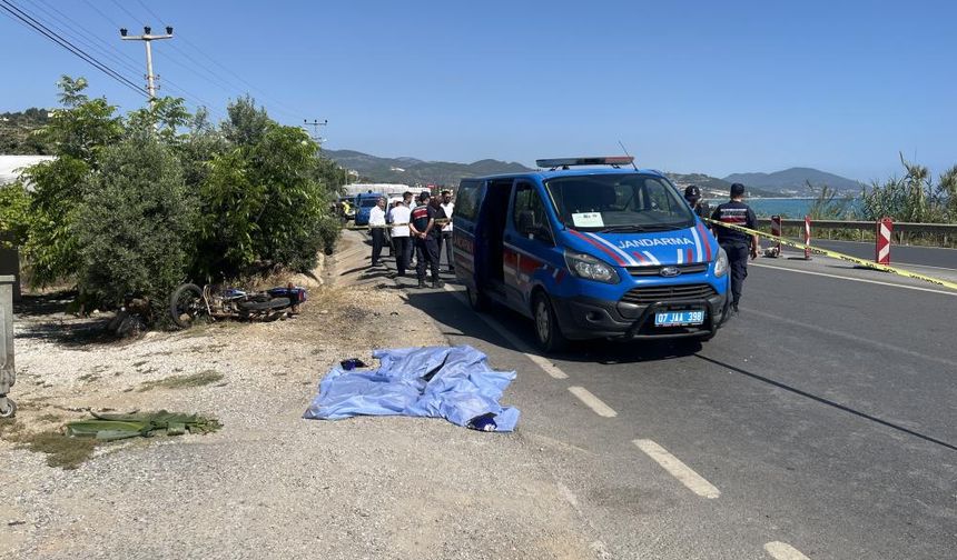 Alanya’da Feci Kaza! Çöp Konteynerine Çarpan Adam Hayatını Kaybetti