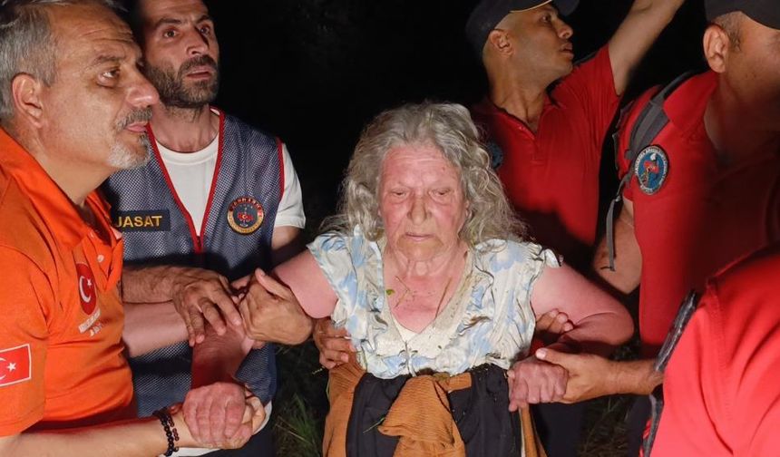Manavgat’ta Kaybolan Alzheimer Hastası Yaşlı Kadın 18 Saat Sonra Tarlada Bulundu