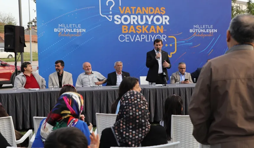 Konya Karatay'da vatandaş sordu, başkan cevapladı