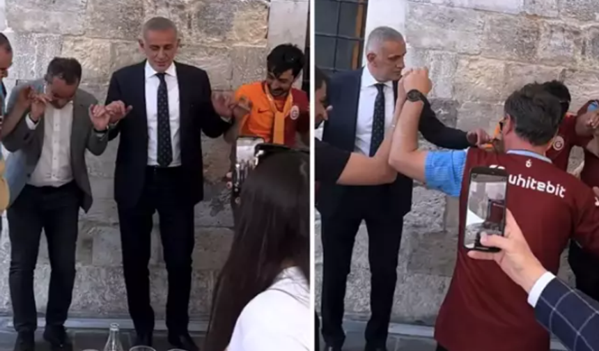 Maç Öncesi Tff Başkanı Hacıosmanoğlu'nun Horon Teptiği Anlar