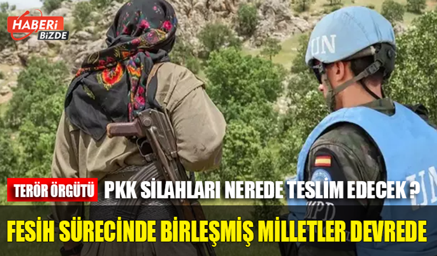 Ter*r Örgütü Fesih Yolunda: Silahlar BM Gözetiminde Üç Vilayette Teslim Edilecek