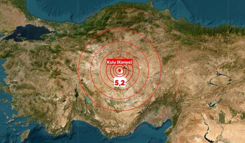 Konya'daki 5.2'lik Deprem Ankara'da Hissedildi