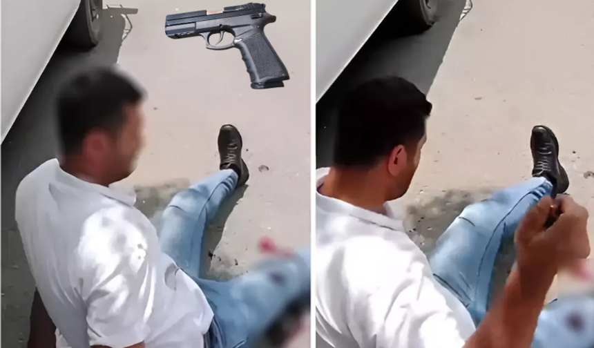 Kendisini Rahatsız Eden Erkeği Ayaklarından Vurup Sosyal Medyadan Paylaştı