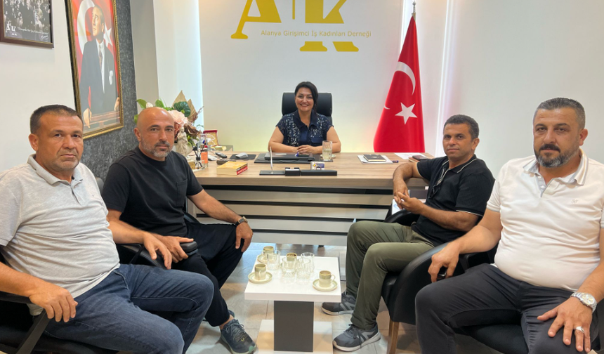 Tropikal Meyve Üreticileri Birliği’nden Alanya Girişimci Kadınlar Derneği’ne Anlamlı Ziyaret