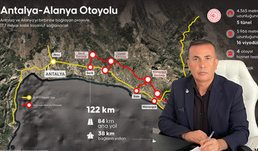 Alanya’da Otoyol Tartışması: Başkan Dündar ''Güzergâh Revize Edilsin''