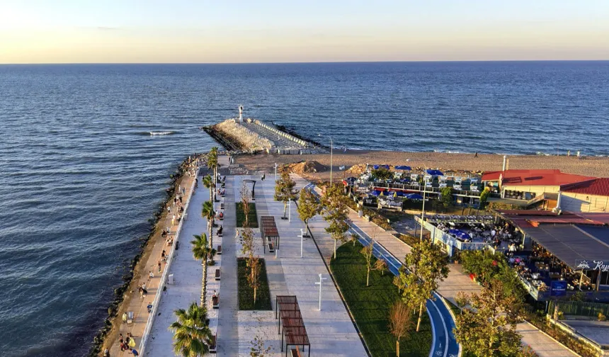 Sakarya’da gün batımı seyir noktasında proje tamam