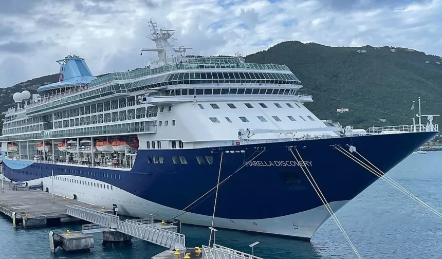 ''Marella Dıscovery 2'' Alanya Limanı’na Demirledi